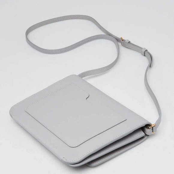 Burberry Heather Melange Smooth Leather Mini TB Shoulder Bag - Picture 3 of 11